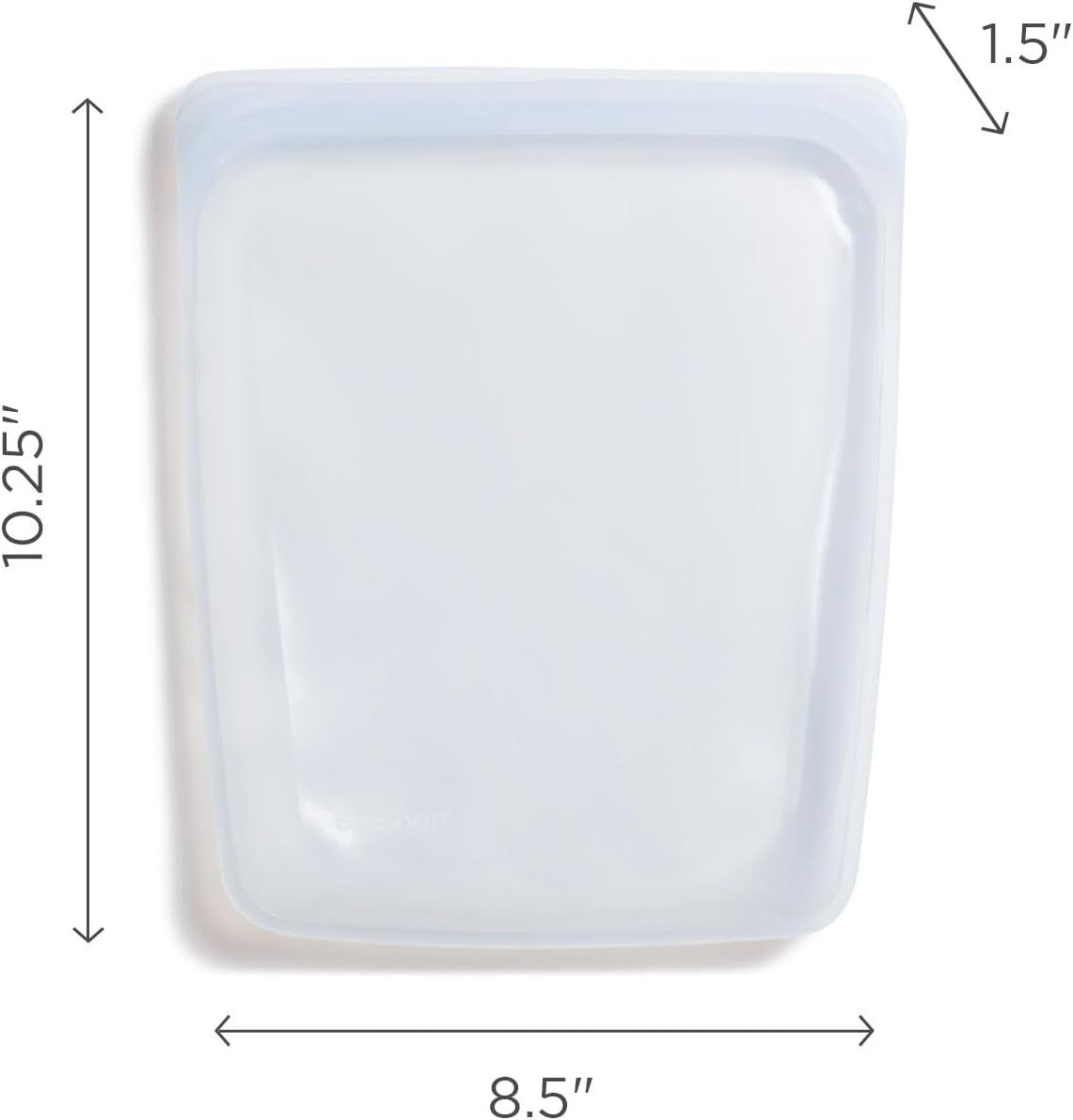 Stasher Bag Premium Silikone Genanvendelig Mad Taske Halv Gallon Blå Holdbar Ovn Opvaskemaskine Fryser Sikker Miljøvenlig Madpakke Mad Prep 1893ml Mad Opbevaringsbokse Naty Shop