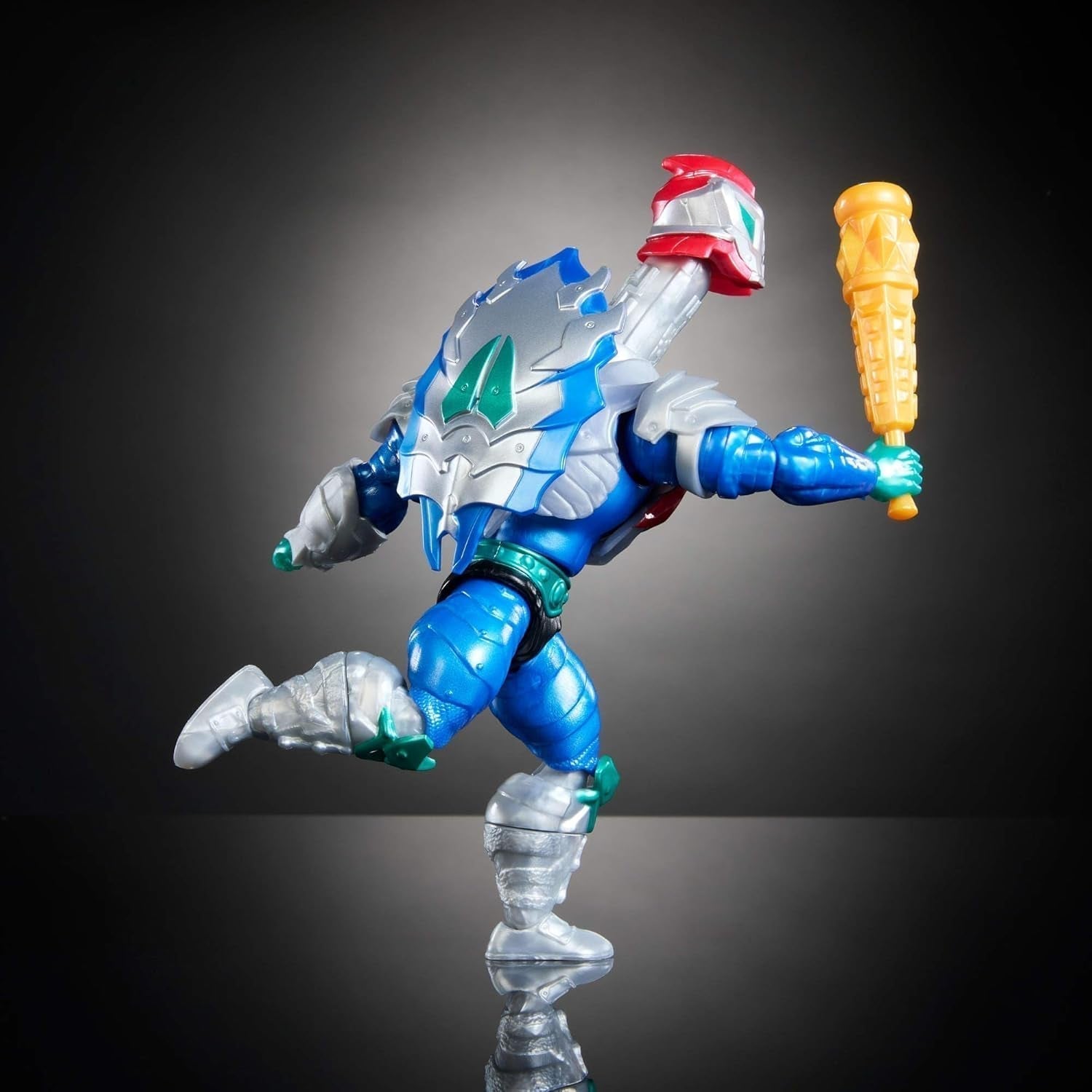 Masters of the Universe Origins Turtles of Grayskull Mekaneck Reptil Wars Movable Action Figur, Teenage Mutant Ninja og MOTU Crossover Hero Toy, JBN00, [Multicolor] Actionfigurer Naty Shop