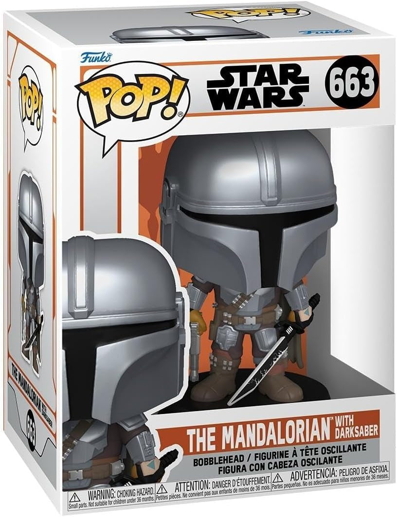 Funko pop! Vinyl: Star Wars: The Mandalorian S9 - Vinyl samlerfigur - Gaveidé - Officiel merchandise - Legetøj til børn og voksne - TV-fans - Modelfigur til samlere og udstillinger Actionfigurer Naty Shop Standardtitel