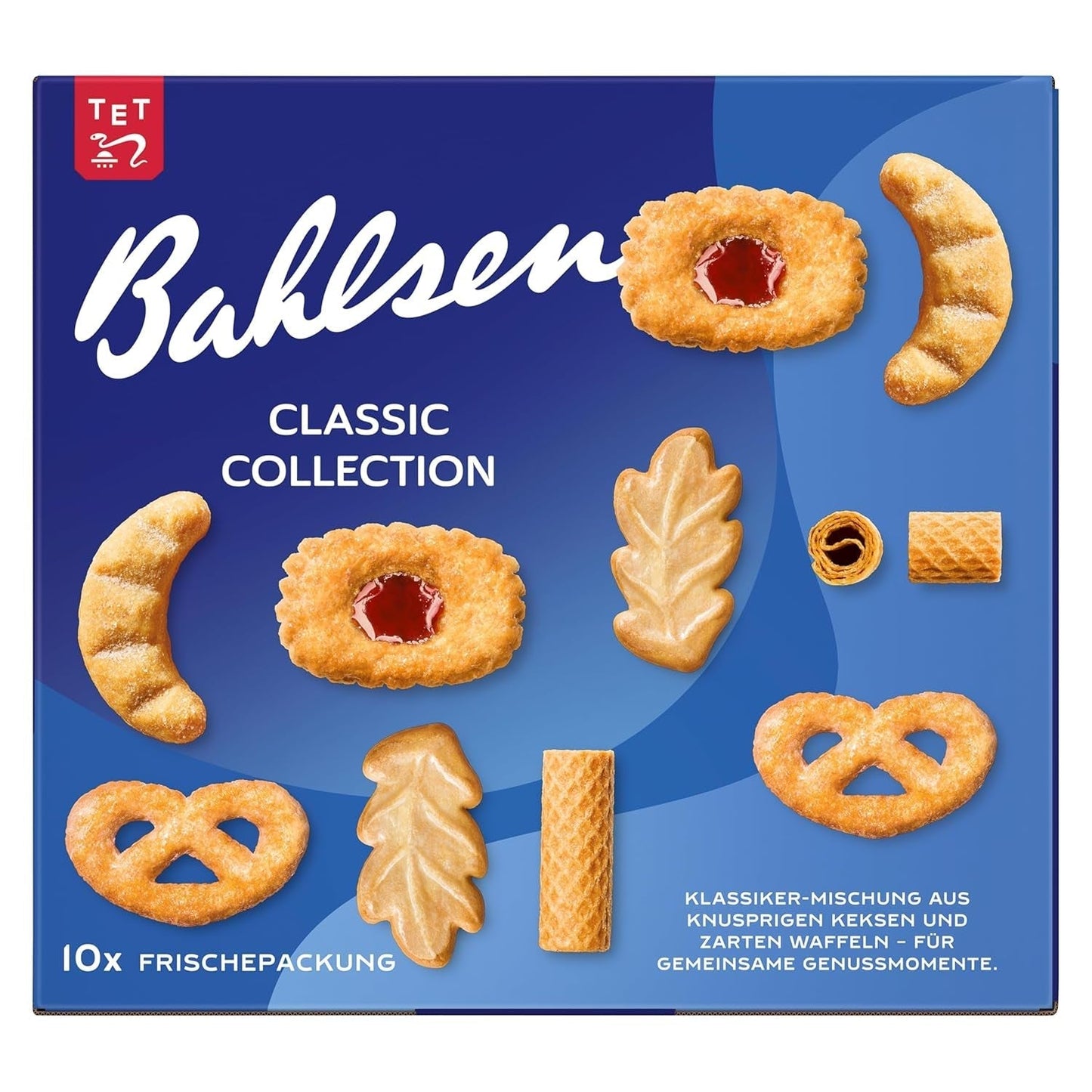 Bahlsen Caroline Collection - 1 pakke - Biscuits and Wafer Mix (10 x 161g/ 1610g)