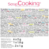 Scrapcooking - Sæt med 9 pulveriserede madfarver - Blå, Gul, Pink, Lilla, Orange, Limegrøn, Rød, Pulverpink, Sort - Spiseligt farvepulver til kager, muffins, macarons - 4270