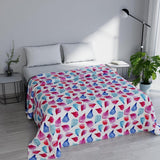 Fantasy printet sommerdyne, polyesterfyld, kronblade, 260X270 cm dyner og dyner Naty Shop