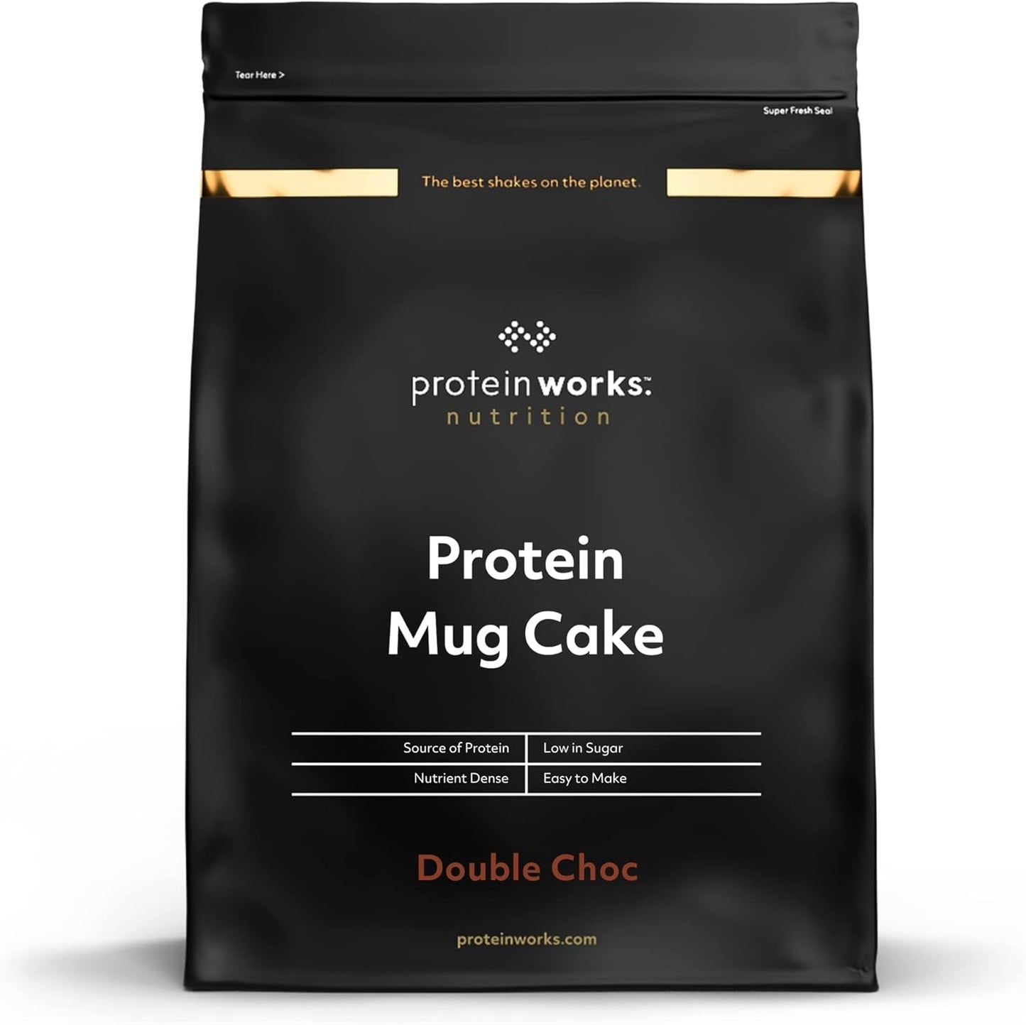 Protein Works Protein Tassenkuchen | Chokoladecreme | Dieser Köstliche Nachtisch Ist Sehr Protein- Und Ballaststoffreich| 500G blanding til bagning og madlavning Naty Shop Schokocreme 500 G (1Er Pack)