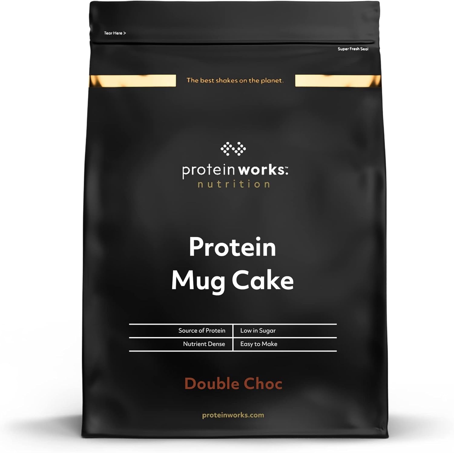Protein Works Protein Tassenkuchen | Chokoladecreme | Dieser Köstliche Nachtisch Ist Sehr Protein- Und Ballaststoffreich| 500G blanding til bagning og madlavning Naty Shop Schokocreme 500 G (1Er Pack)