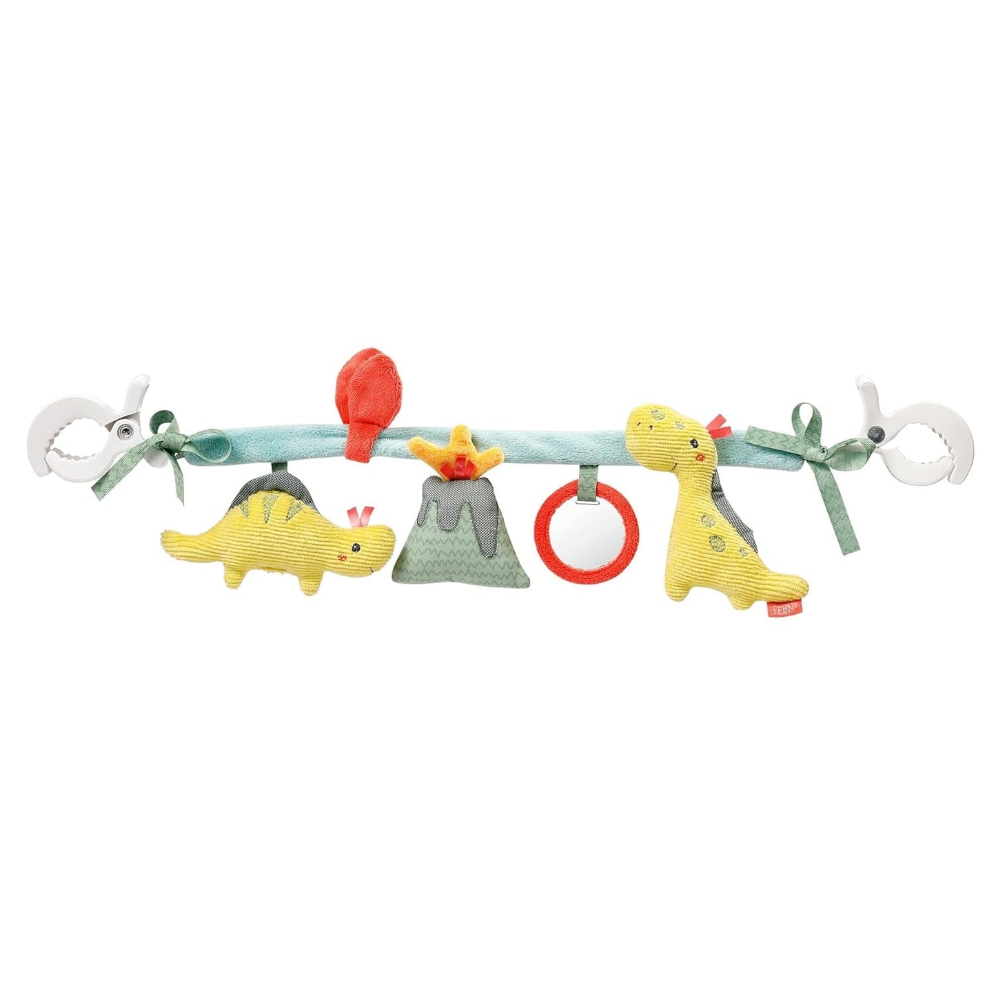 Fehn babymobilkæde Panda Baby Mobile - babymobilkæde med søde figurer - fleksibelt hængende babylegetøj - barnevognslegetøj til babyer og småbørn fra 0+ måneder Babylegetøj Naty Shop Happy Dino