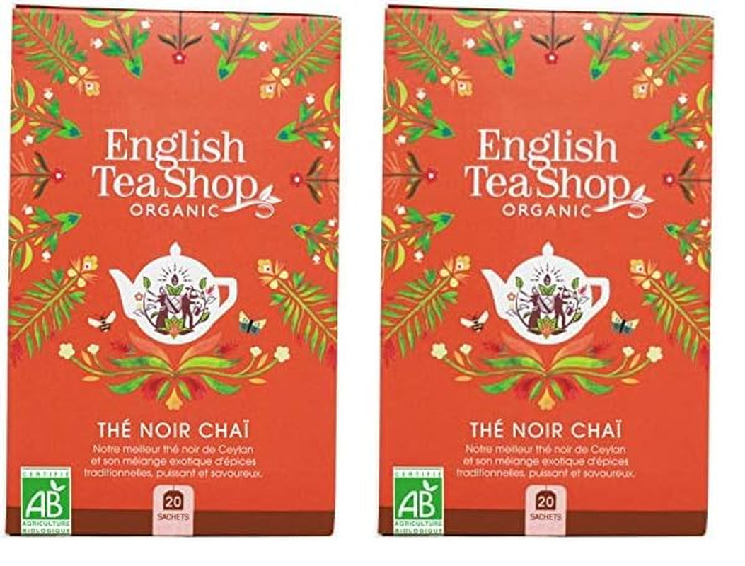 ETS - Chai Black Tea, Naturland BIO, 20 teposer (pakke med 2)