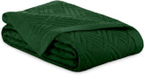 Ameliahome sengetæppe 170X210 Cm Dobbeltsidet sengetæppe Ultrasonic Quilting Polyester Ophelia Mørkegrønne senge og tæpper Besuche den AmeliaHome-Store