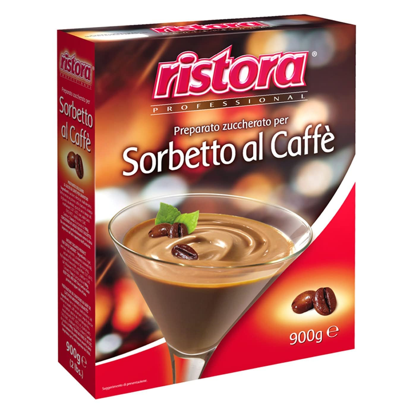 Ristora Professional Crema Sorbetto al Caffè Sødet præparat til kaffesorbetcreme Glutenfri 900g
