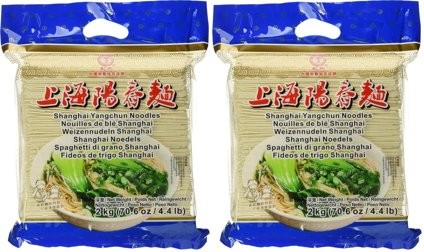 Hvedenudler (Shanghai), 1 pakke (1 x 2 kg)