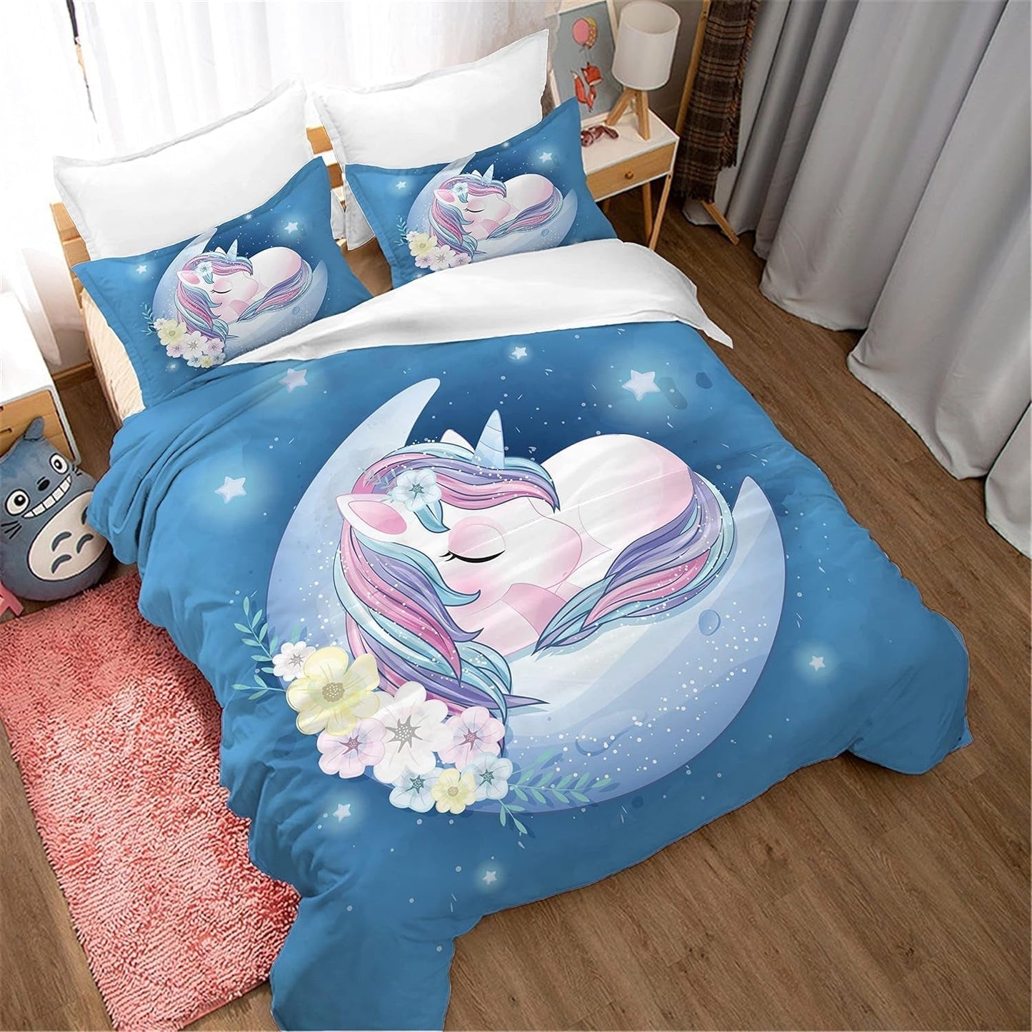 Sengetøj til børn, Unicorn Soft, mikrofiber Sengetøj - børn Naty Shop