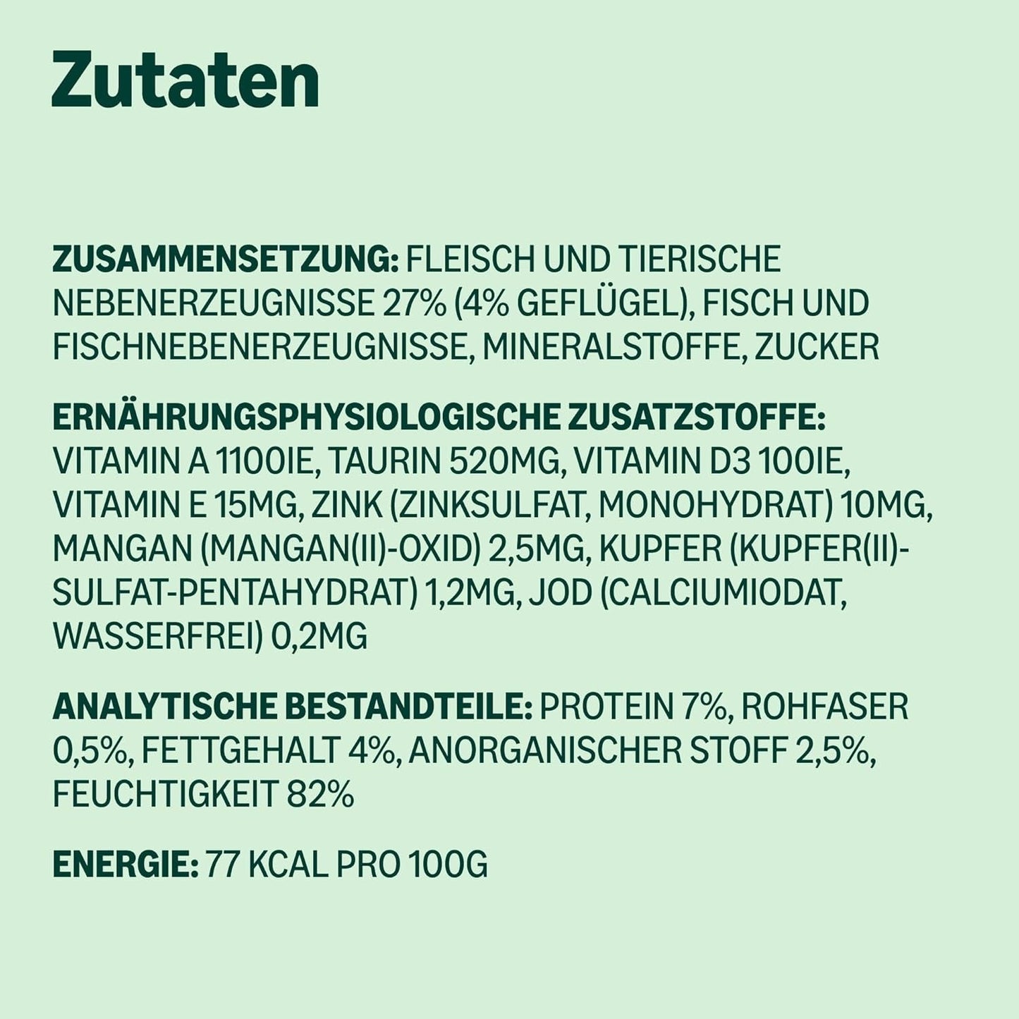 af Amazon Katzenfutter, nass, Dose, Stücke mit Geflügel in Sauce, 12 x 415 g