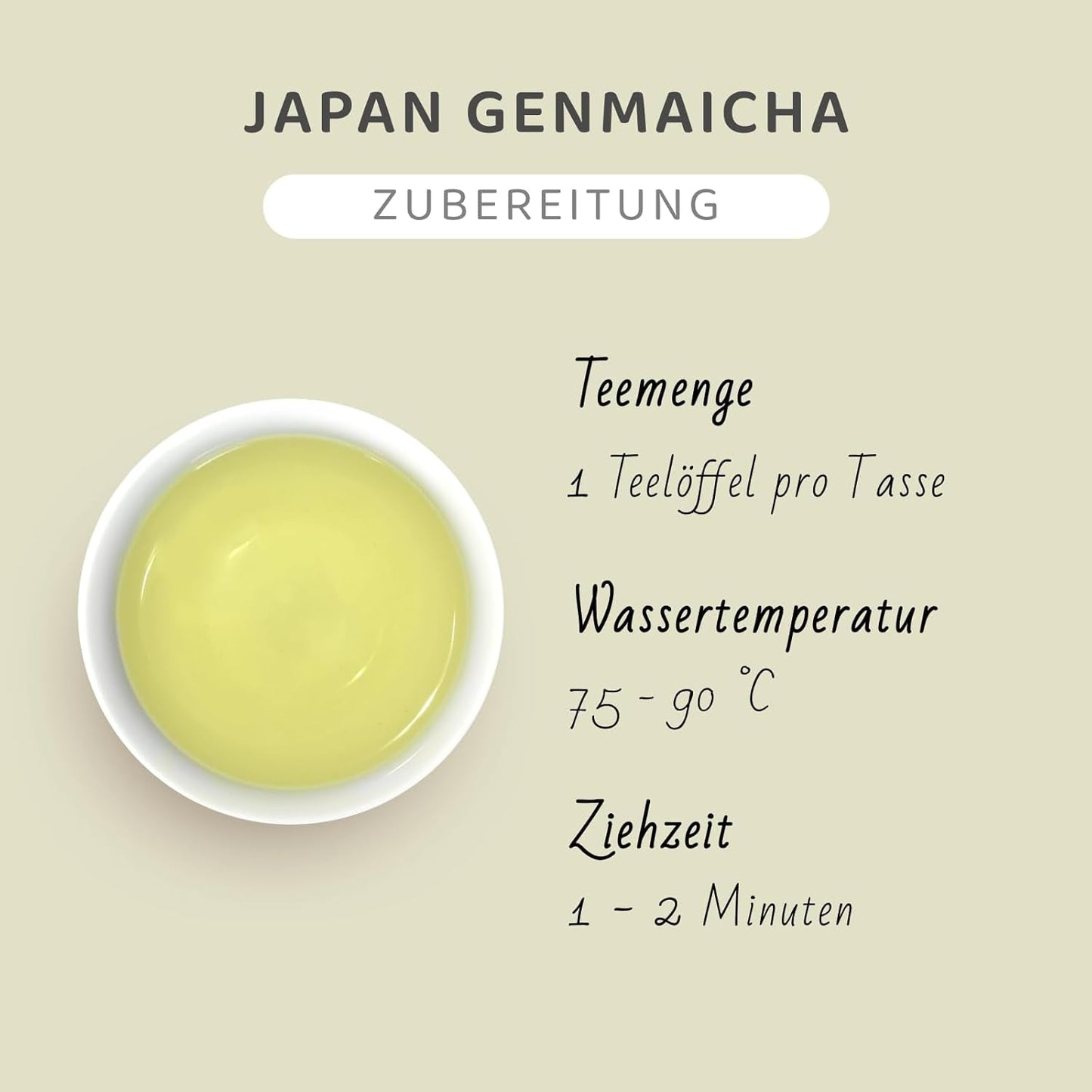 Genmaicha japansk grøn te med ristede ris, 50% Kagoshima Sencha, Premium løs grøn te, traditionel blanding, ingen tilsat smag, 100g | Wondertea Japansk grøn te Genmaicha