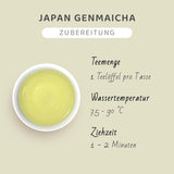 Genmaicha japansk grøn te med ristede ris, 50% Kagoshima Sencha, Premium løs grøn te, traditionel blanding, ingen tilsat smag, 100g | Wondertea Japansk grøn te Genmaicha