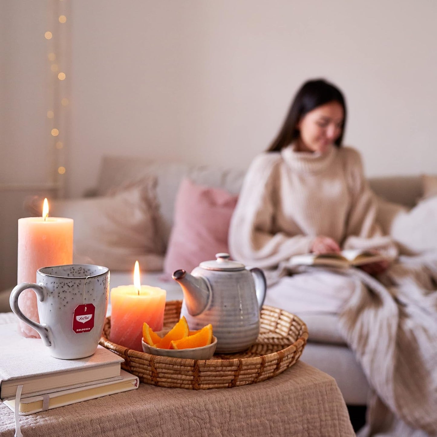 Yogi-te - grøn te med ingefær og citron, økologisk ayurvedisk te med krydderier og urter, blanding af grøn te, ingefær og citron, yogi-te 3 pakke, 3x17 teposer (i alt 51 teposer), ideel som gave