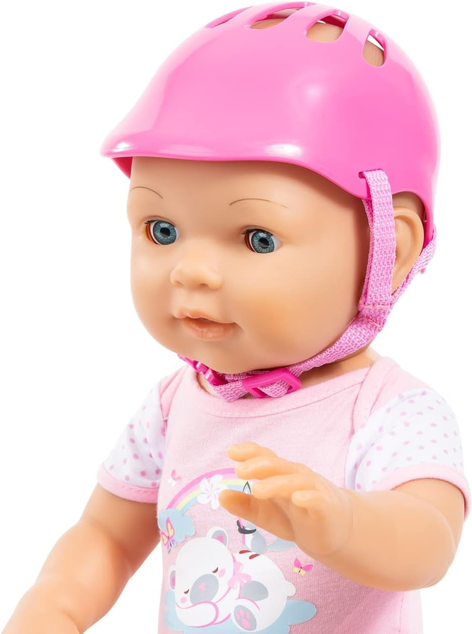 Bayer Design 79603AA Puppenfahrradhelm, Puppenhelm, Reithelm for Puppen, Puppenzubehör, Rosa