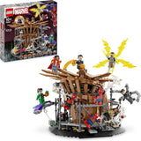 LEGO 76261 Marvel Spider-Man's Big Showdown, Spider-Man: No Way Home sæt med 3 minifigurer Peter Parker plus Green Goblin, Electro, Sandman, Ned, Doctor Strange og MJ, samlermodel Byggesæt Besuche den LEGO-Store Single