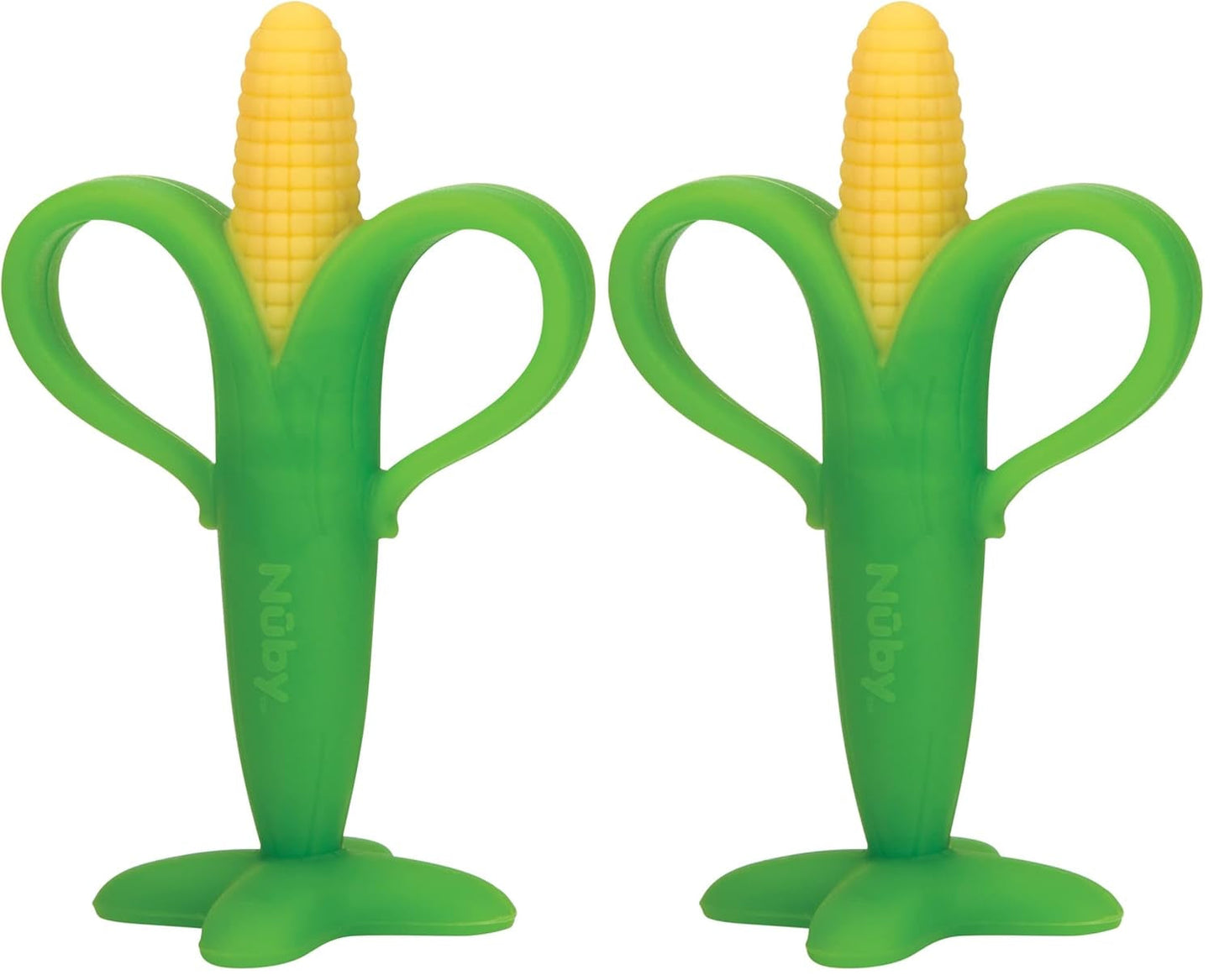 Nuby - Corn Cob Teething Aid - 3M+, Multicolor