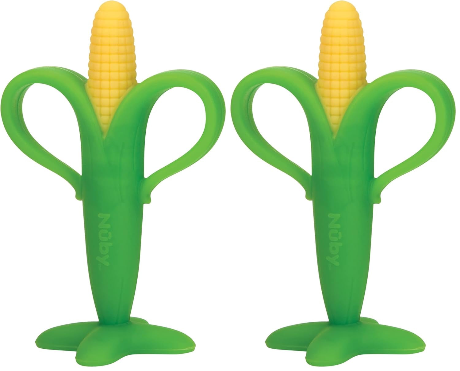 Nuby - Corn Cob Teething Aid - 3M+, Multicolor