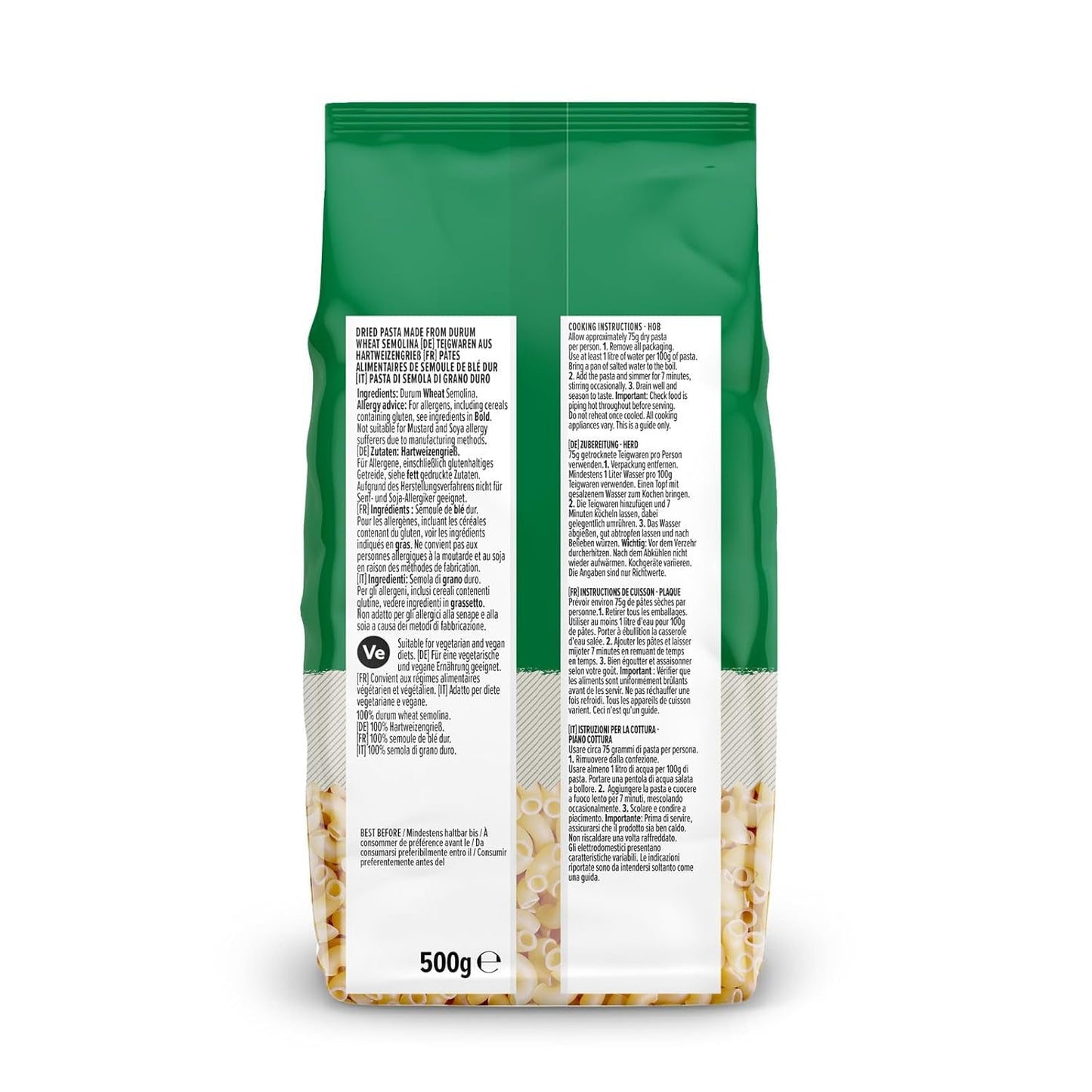fra Amazon Coquillettes, 500g