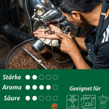Caffè Crema - Kaffebønner ristet på Sicilien - Traditionel lang ristningsproces med perfekt crema, 250 g pose, ekstra lav surhedsgrad til fuldautomatiske maskiner og portafilter