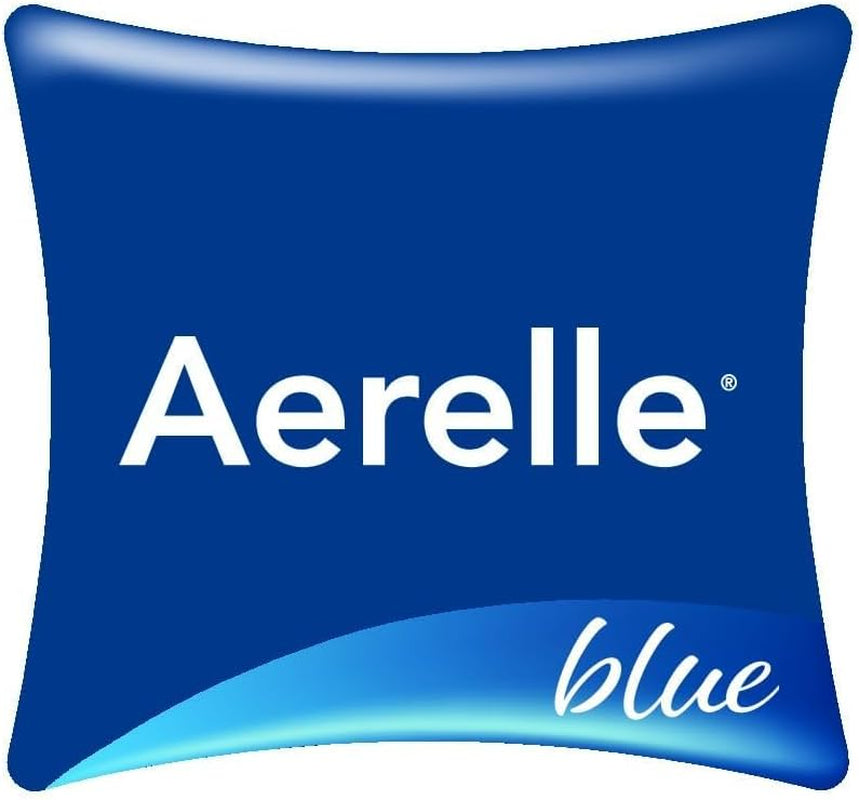Badenia Trendline Eco Pillow Aerelle Blue 80 X 80 Cm, hvid, Oeko-Tex certificeret, produceret efter den tyske kvalitetsstandard Naty Shop standard puder
