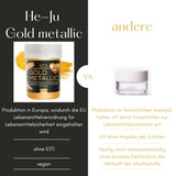 He-Ju Metallic Gold flydende madfarve 25 ml, spiselig glitter til drikkevarer og mad (Metallic Gold, 25 ml)