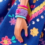 2022 Día De Muertos Barbie-dukke med pjusket traditionel kjole, blomsterkrans og Calavera-ansigtsmaling, gave til samlere