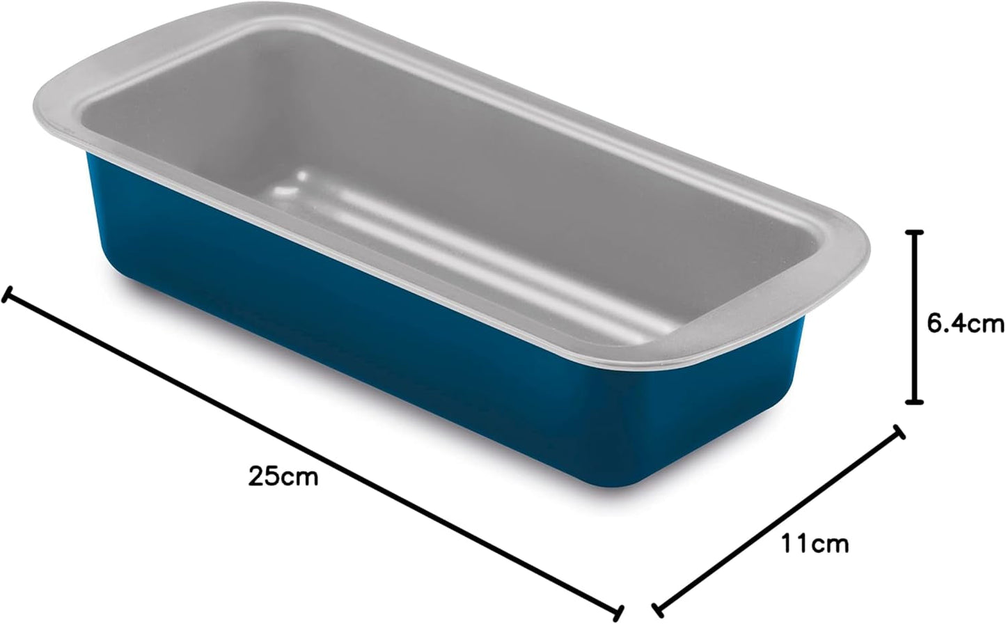 Line XBake, Plumcake Shape 25x11 cm, stål med non-stick belægning, økologisk, Forme og bakker til bagning Naty Shop