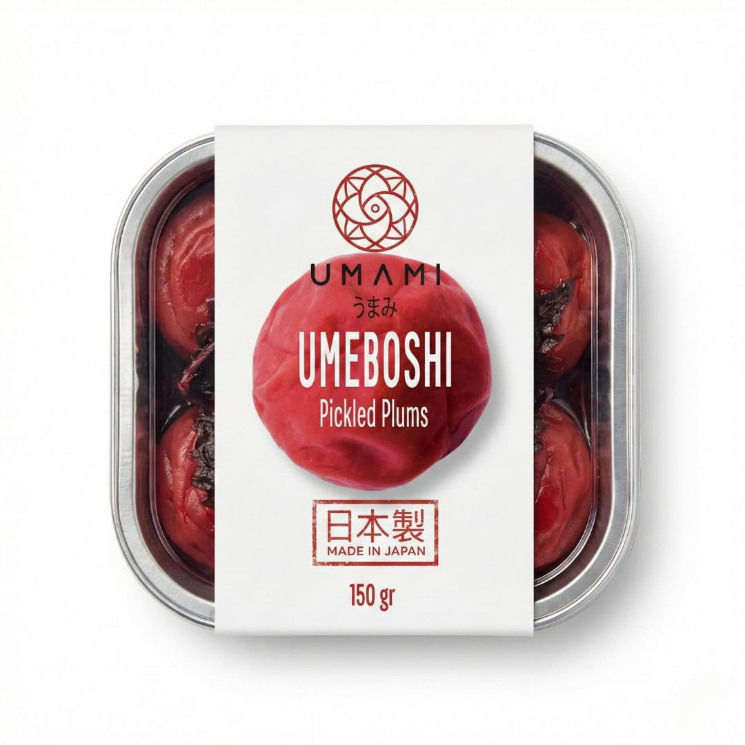 Japansk Umeboshi-Paste, Fermentierte Pflaumen mit Shiso, 150 g