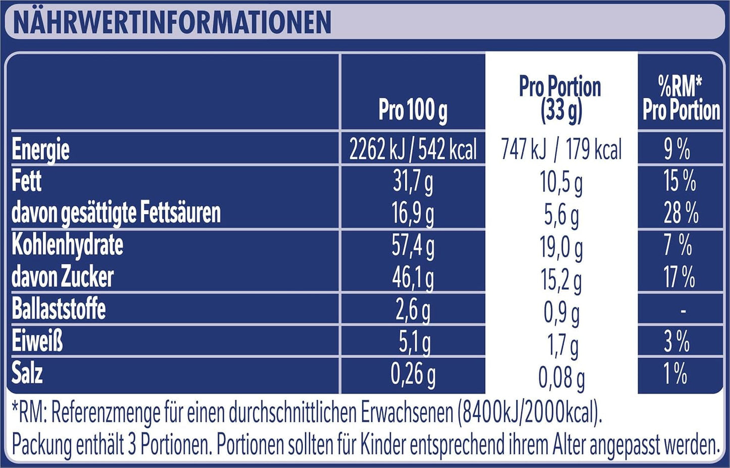 Nestlé CRUNCH Milk Bar, sprød chokoladebar med mælkechokolade og korn, 1 pakke (3 x 33 g)