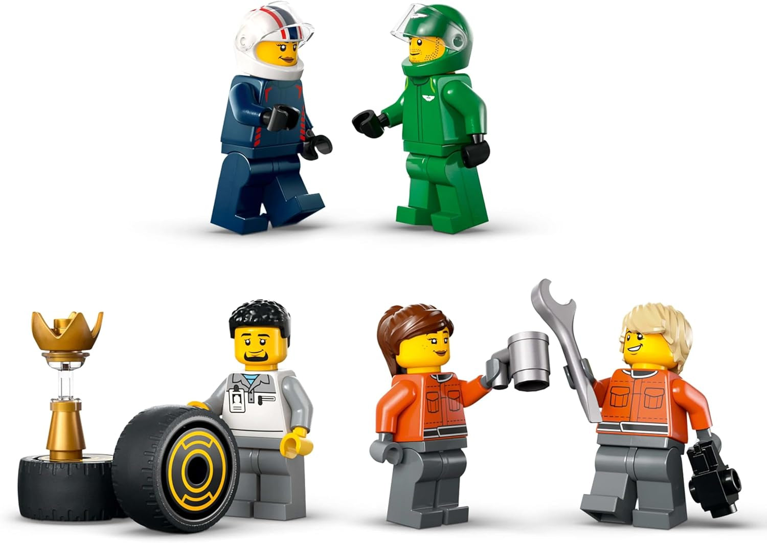 LEGO City F1 Transporter med RB20 & AMR24 F1 racerbiler - Legetøjsbiltransporter til Red Bull & Aston Martin Formel 1 Teams - Inkl. 5 minifigurer - Gave til drenge og piger i alderen 8+ 60445 Byggesæt Besuche den LEGO-Store