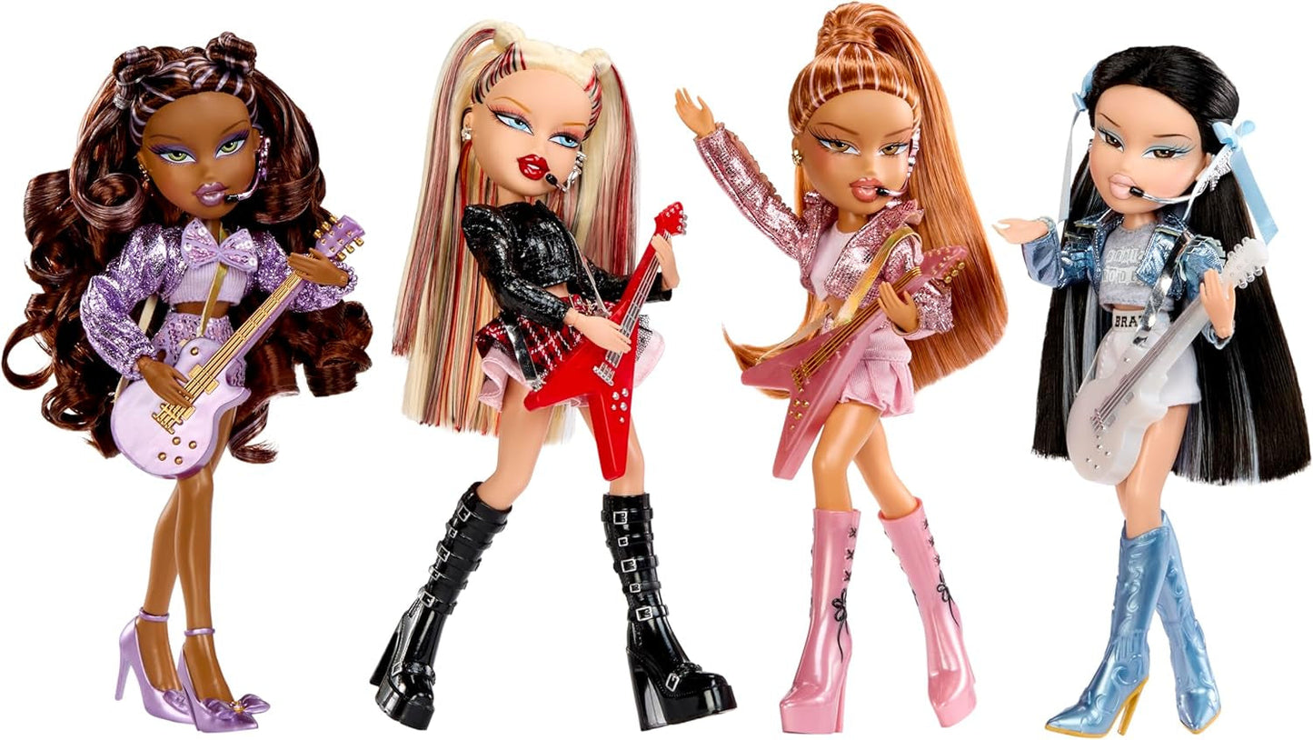 BRATZ Pop Starz Yasmin – Modedukke med samler charme, outfit og musikalsk tilbehør