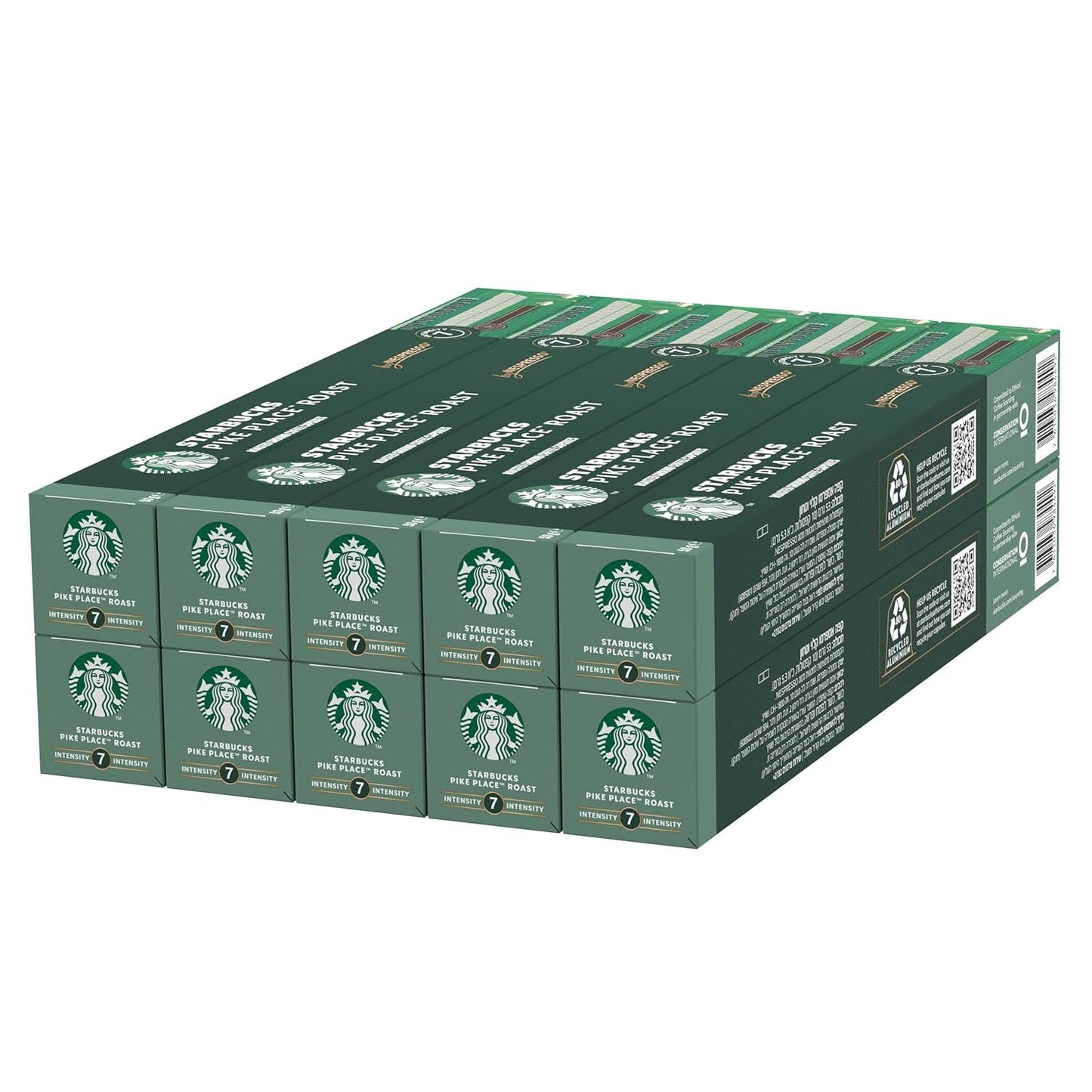 STARBUCKS Pike Place Roast af Nespresso, Mittlere Röstung, Kaffeekapseln 10 x 10 (100 Kapseln)