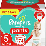 Pampers (gammel version), trusser, str. 4, 9 kg-15 kg, trepakning (1 x 88 bleer)