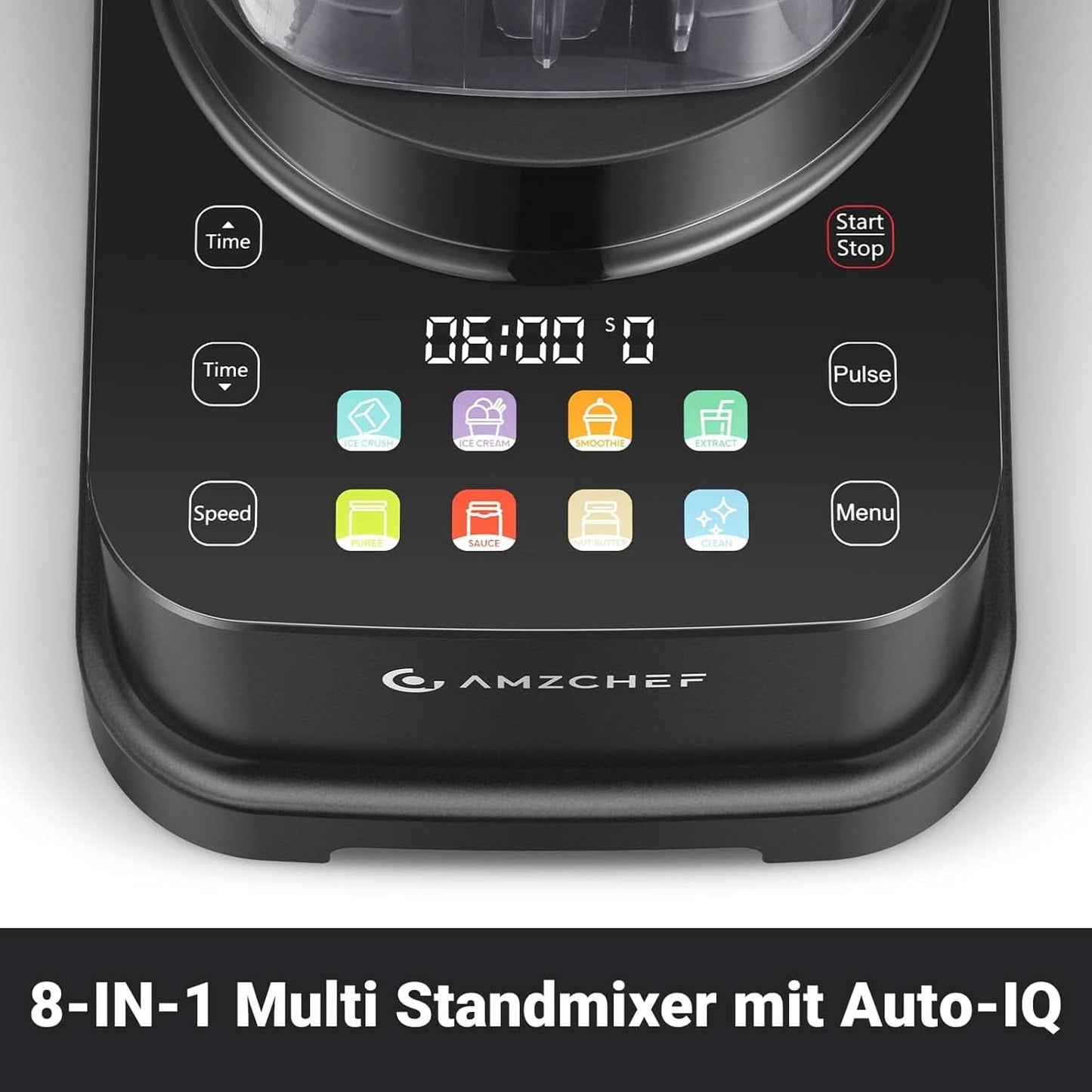 Blender AMZCHEF, 8 smarte menuer og 10 hastigheder, LCD touchskærm Køkken Naty Shop