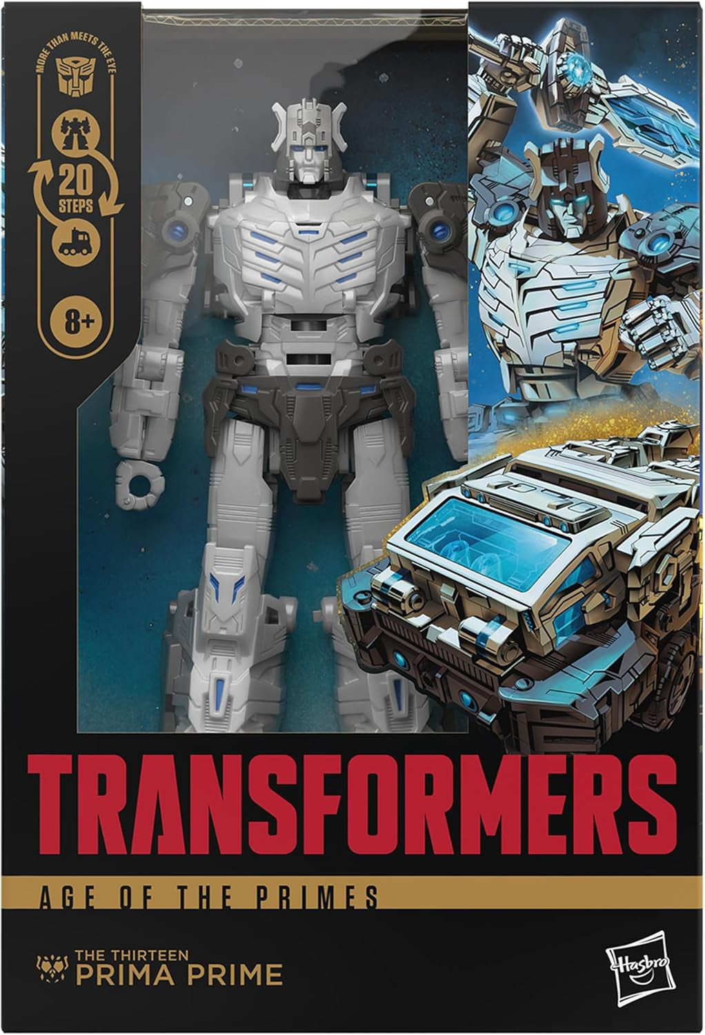 Transformers Age of the Primes Voyager Class the Thirteen Prima Prime, transformerbar actionfigur Actionfigurer Naty Shop