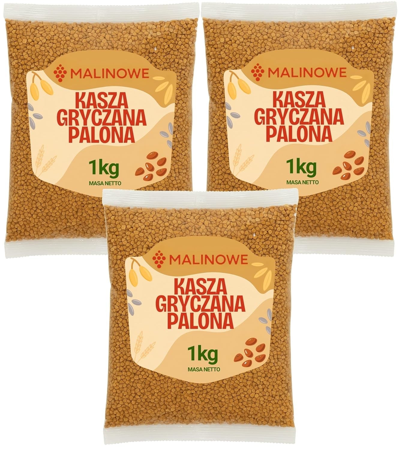 PERFEKT NATURLIG PREMIUM STEGT BOGHVEDE 3x1kg