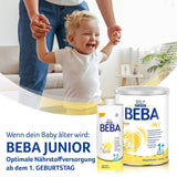 BEBA 2 - Tilskudsmælk efter 6 måneder, med 5 HMO-komplekser, alderssvarende proteinindhold, laktosefri, palmeoliefri, fiskeoliefri, babymad, babymælkpulver, 3 stk. (3 x 800 g)