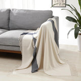 Amazon Basics tæppe, let, genbrugspolyester, Room Decor Hyggeligt tæppe, 127 X 152 Cm, elfenbenshvid med blå ternet Senge og tæpper Besuche den Amazon Basics-Store Elfenbenshvid med blåternet mønster