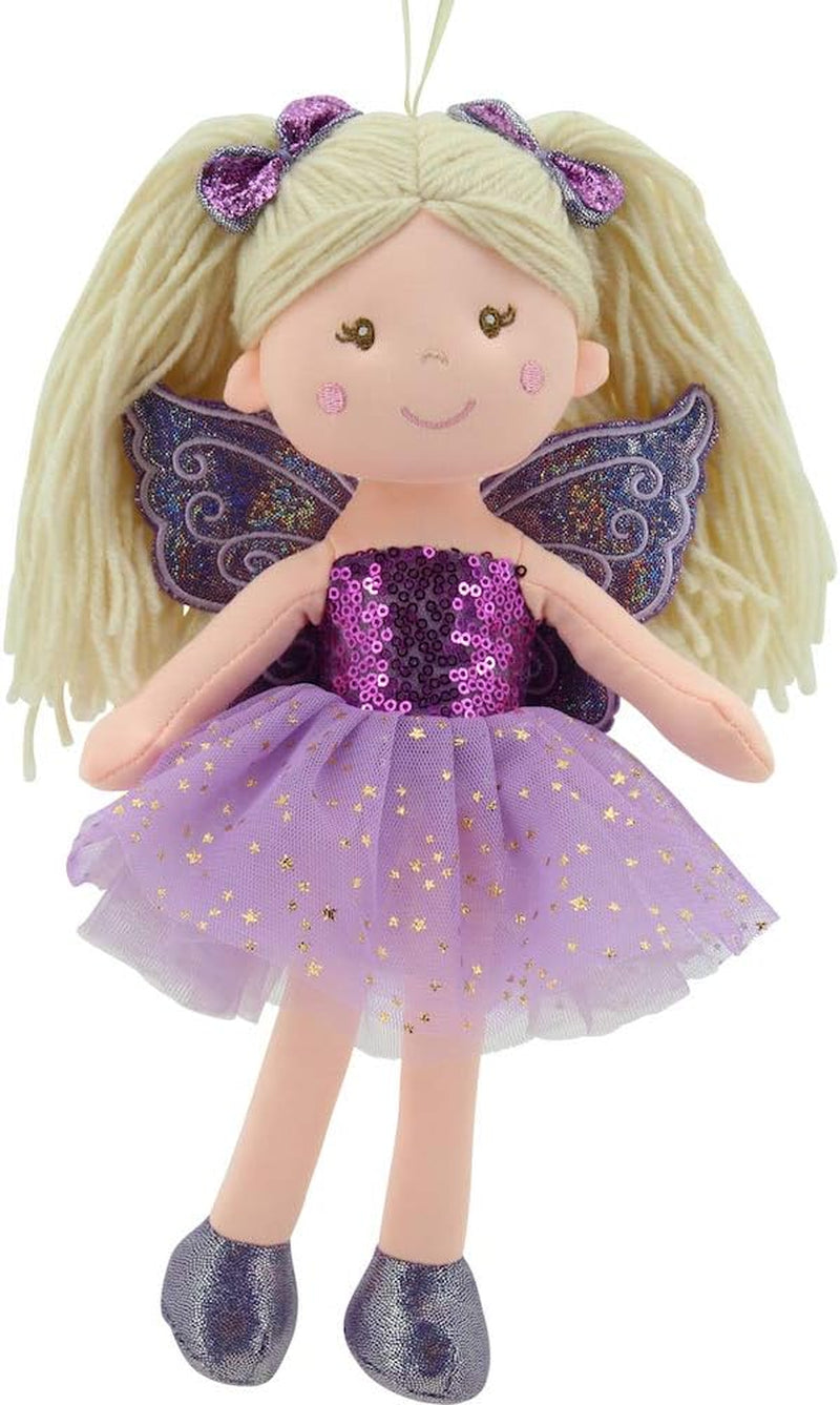 11766 Stofdukke Fairy Plys Legetøj Prinsesse 30 cm Lilla