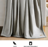 UGG 01465 Bliss Sherpa-tæppe Fuldt vendbart til sofa eller seng Kan maskinvaskes Nem pleje Blødt plys overdimensionerede luksustæpper 178 X 127 cm Seal Naty Shop Dyner og dyner