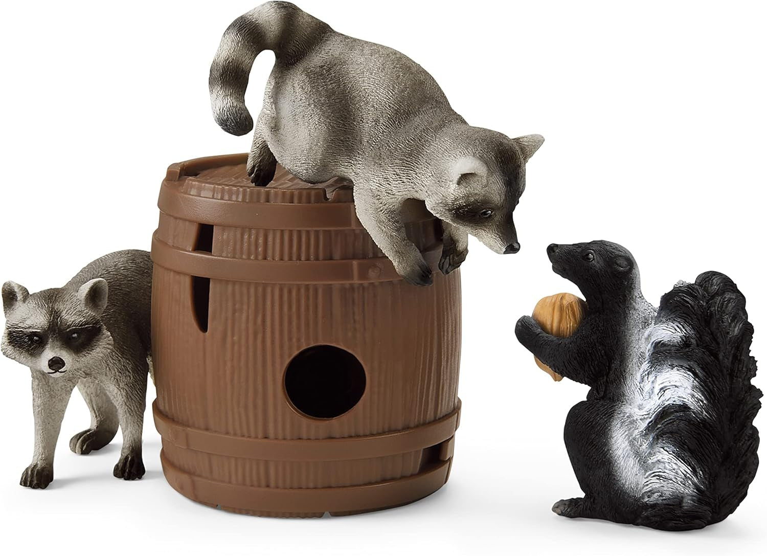 Schleich 42532 Sjov omkring nødden , Fra 3 år, WILD LIFE - Legesæt, 6 stk Actionfigurer Naty Shop Ffp