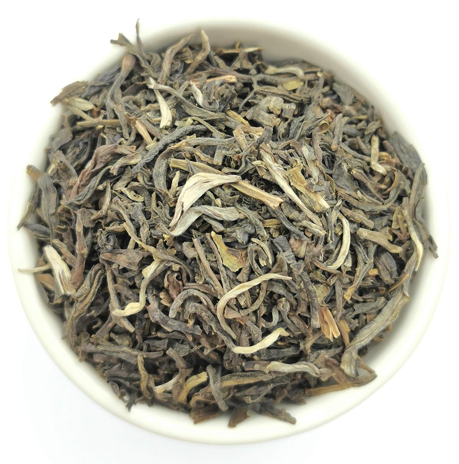 Løs jasminte 100 g, naturligt aromatiseret jasminblomstgrøn te, jasmingrøn te med en udtalt jasminsmag, Teaclub Grøn te