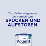 Aptamil Anti-Reflux - Komplet formel fra fødslen Diætstyring Opkastning og opstød Babymad Mælkepulver 1 x 800 g