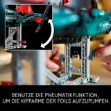 LEGO Technic Emirates Team New Zealand AC75 Racing Yacht Voksen Sejlbåd Byggesæt Gave til mænd og kvinder Kreativ og afslappende aktivitet 42174 Byggesæt Besuche den LEGO-Store