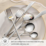 Karaca Focus Elegance, 84-delt bestiksæt, 12 personer Kitchen Naty Shop