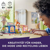 LEGO Friends Vintage modebutik byggesæt til børn med legetøjsbutik, figurer og kat, rollelegemodel for social-emotionel udvikling, gave til 6-årige piger og drenge 42614 Byggesæt Besuche den LEGO-Store