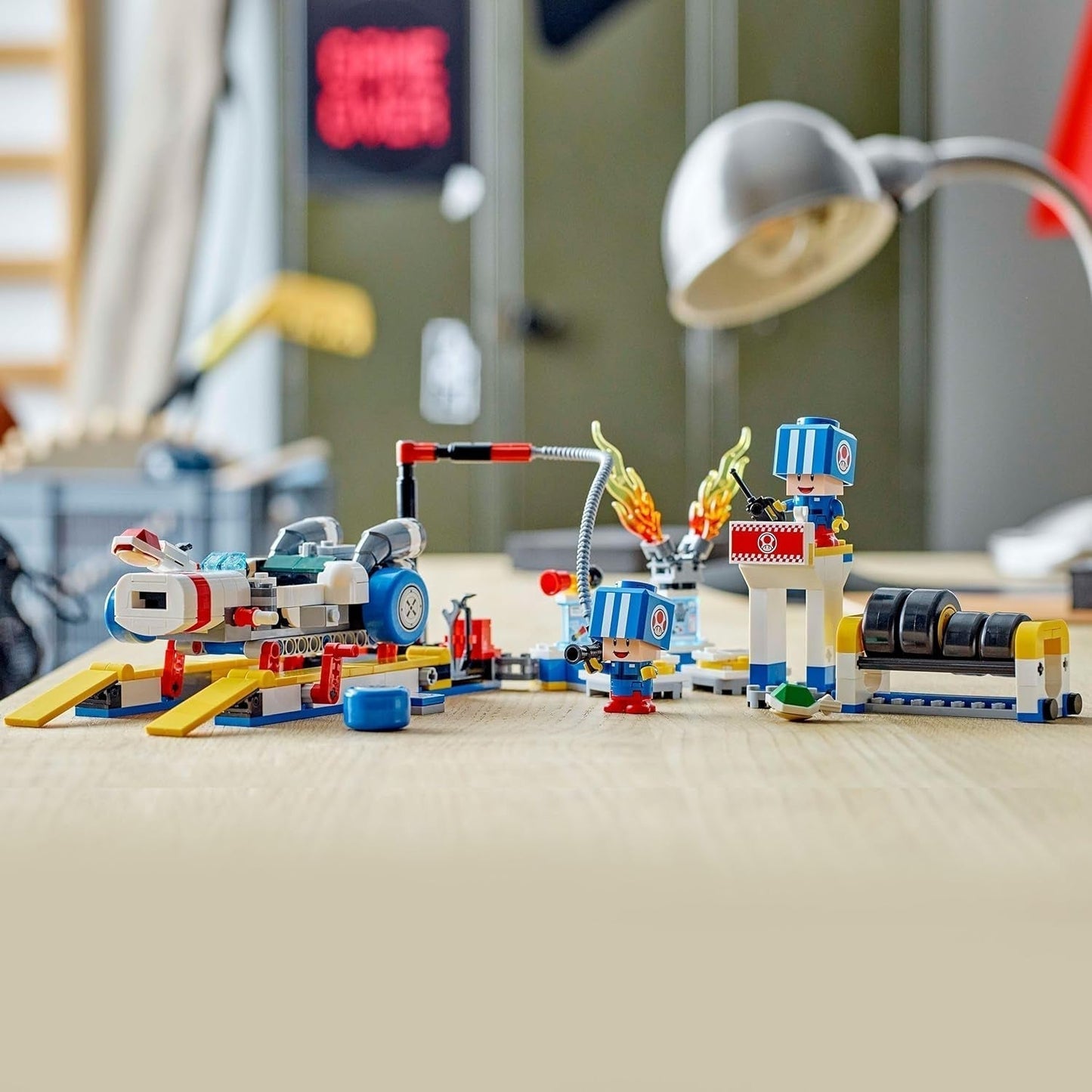 LEGO Super Mario: Mario Kart - Toad's Workshop, Nintendo-figur, tilpasseligt legetøj, eventyrsæt, gave til drenge, piger og spillere fra 8 år 72035 Byggesæt Besuche den LEGO-Store