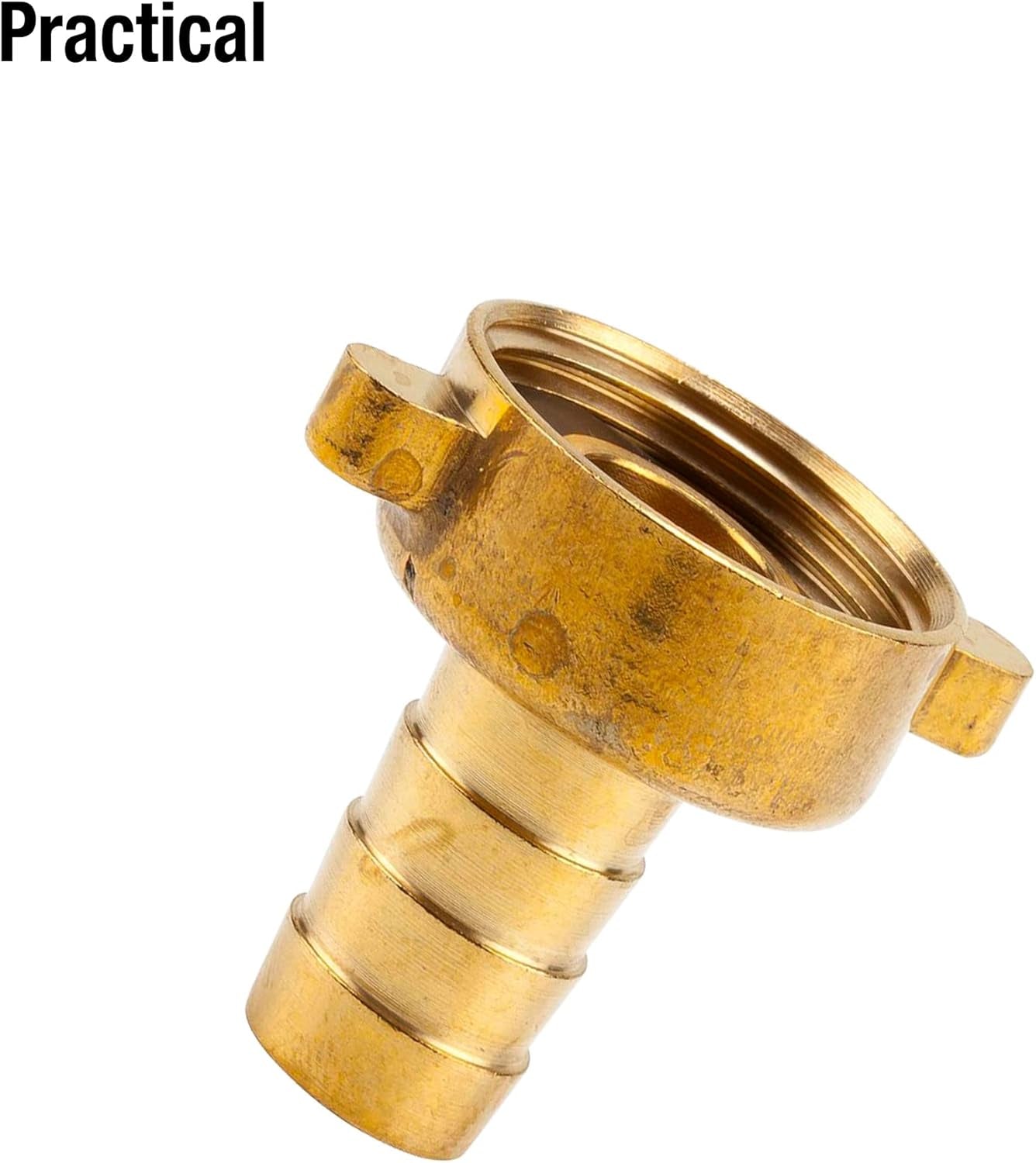 Gardena messing slangefitting, 2-delt: højkvalitets messing fitting, 26,5 mm (G 3/4") gevind, til 1/2" (13 mm) slanger (7140-20)