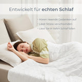 Degrees of Comfort vægtet tæppe 135X200Cm 7Kg, anti-stress terapitæppe lavet af 100% bomuld, tungt tæppe Vægtet tæppe til voksne Kan forbedre søvnen og reducere stress Grader af komfort Senge og tæpper
